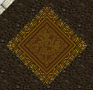 Golden decorative rug.png