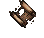 Slightly rolled holey Singed Scroll facing east