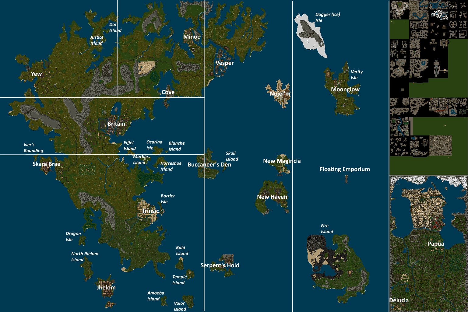 File:Trammel map.jpg - UOGuide, the Ultima Online Encyclopedia