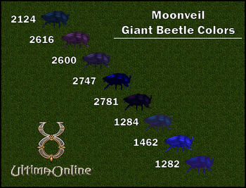 Moonveil Giant Beetle colors.